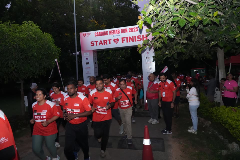 Runners at the start, Cardiac Rehab Run 2025